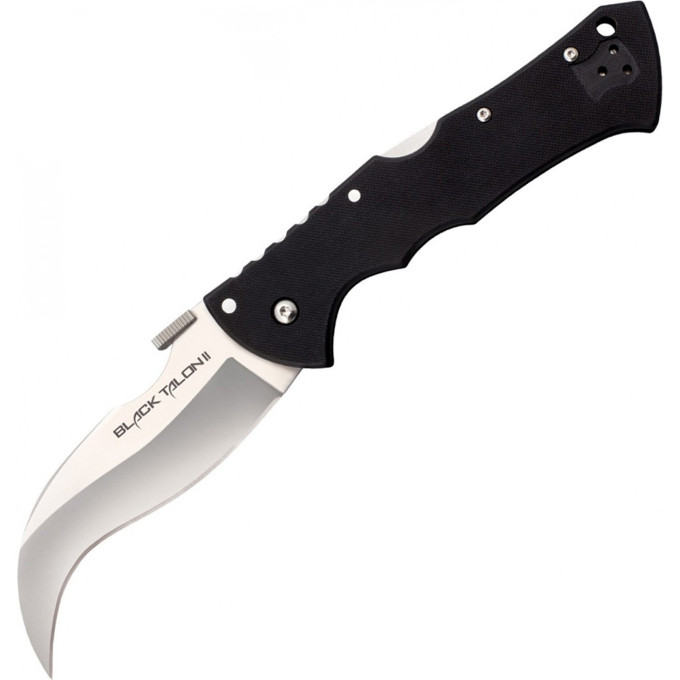 Нож COLS STEEL BLACK TALON II PLAIN EDGE CS_22B